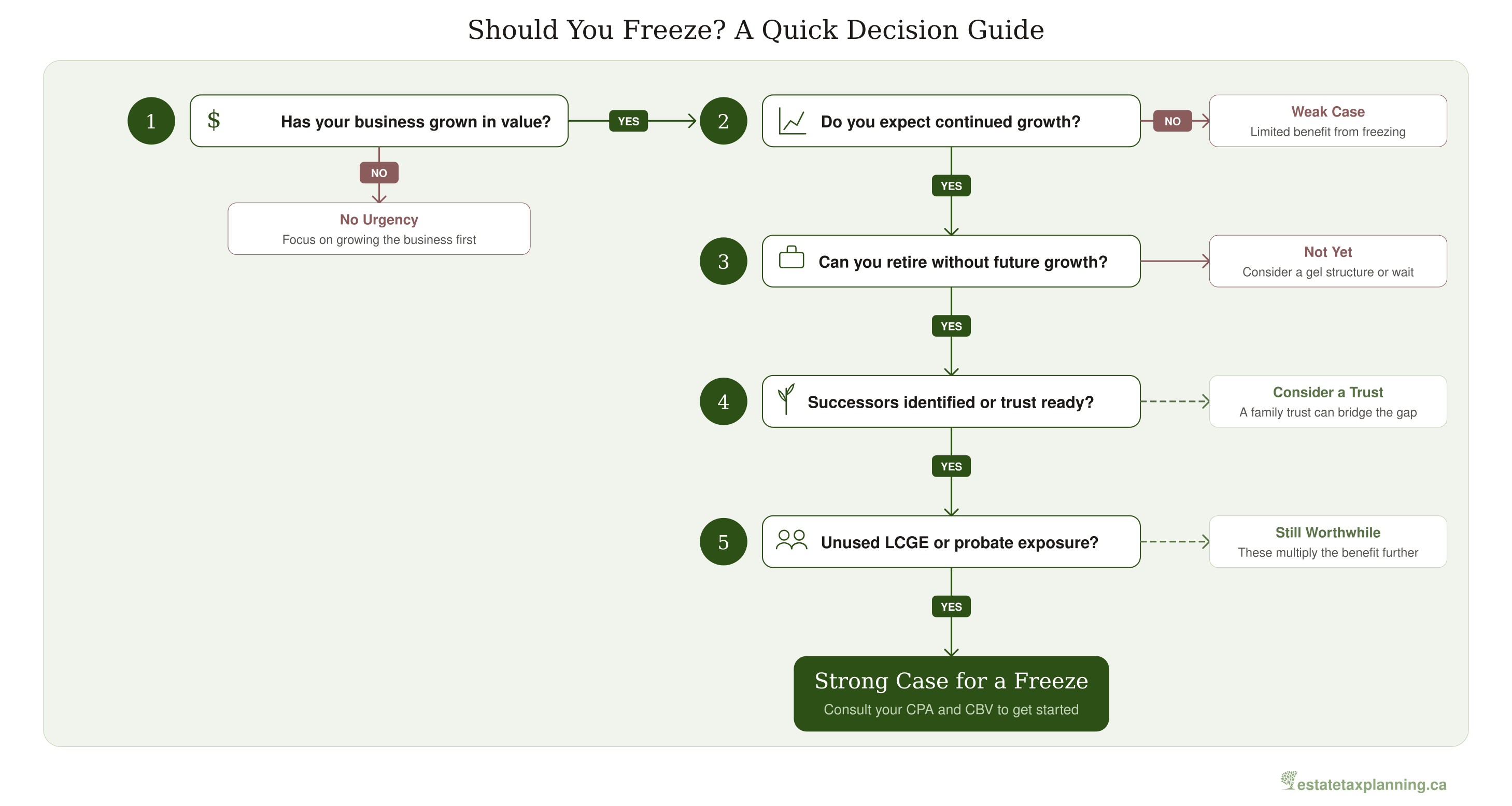 Should You Freeze Decision Guide