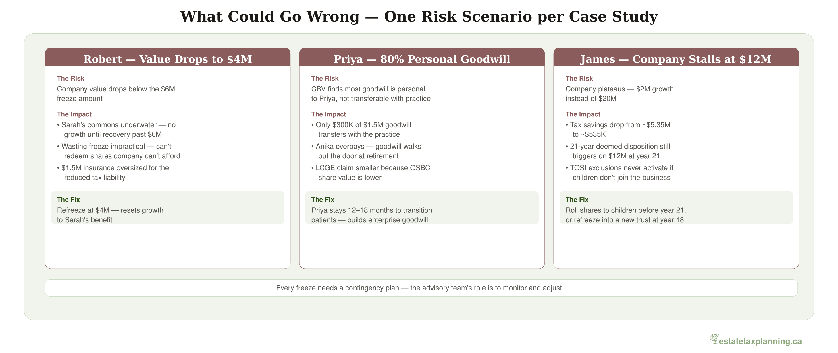 What Could Go Wrong — Risk Scenarios